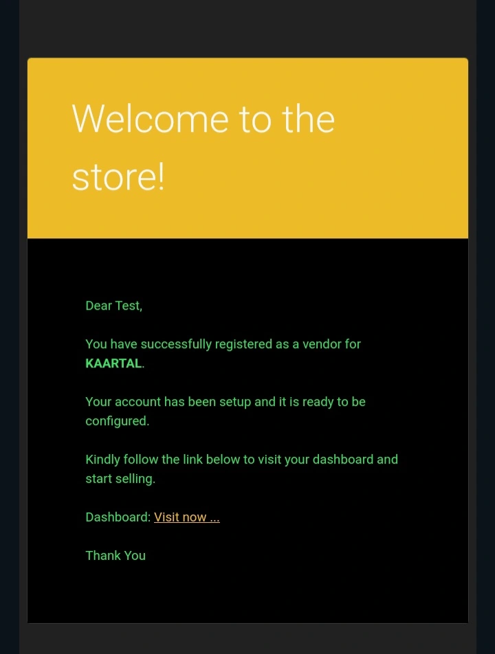 How to Register as a Seller on Kaartal: 8 Steps awesome Guide 8 Seller Welcome Email How to Register as a Seller on Kaartal: 8 Steps awesome Guide