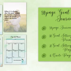 Goal Setting Journal