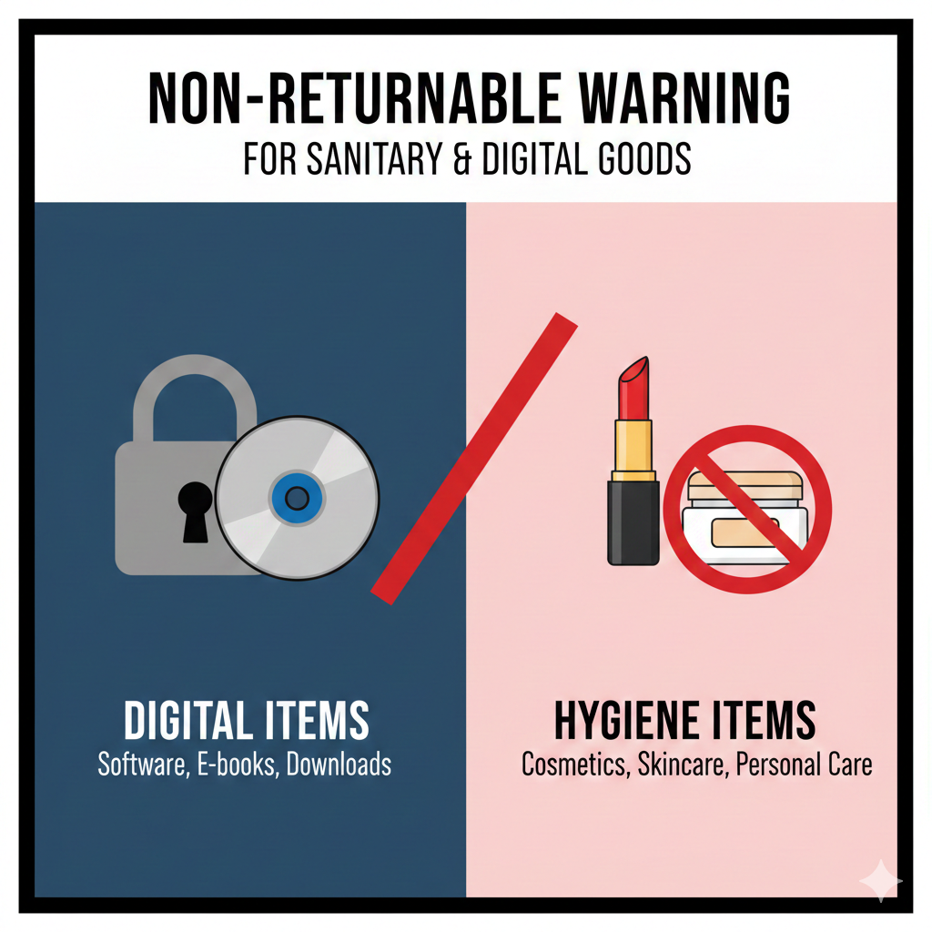 Non Refundable Items