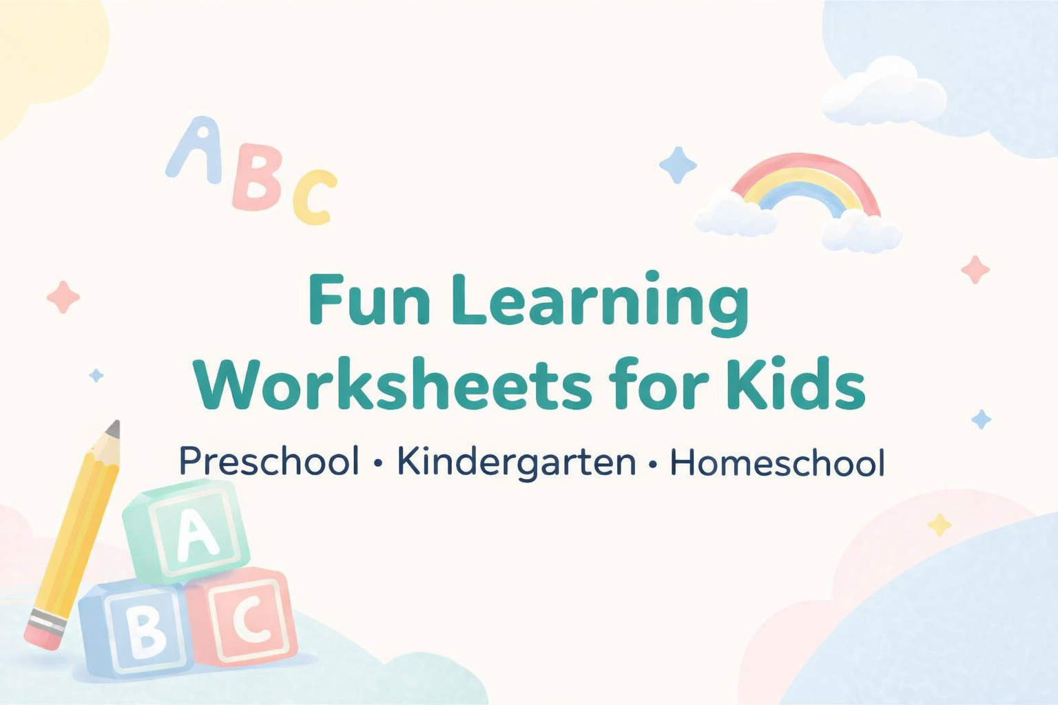 Kids learning Worksheets